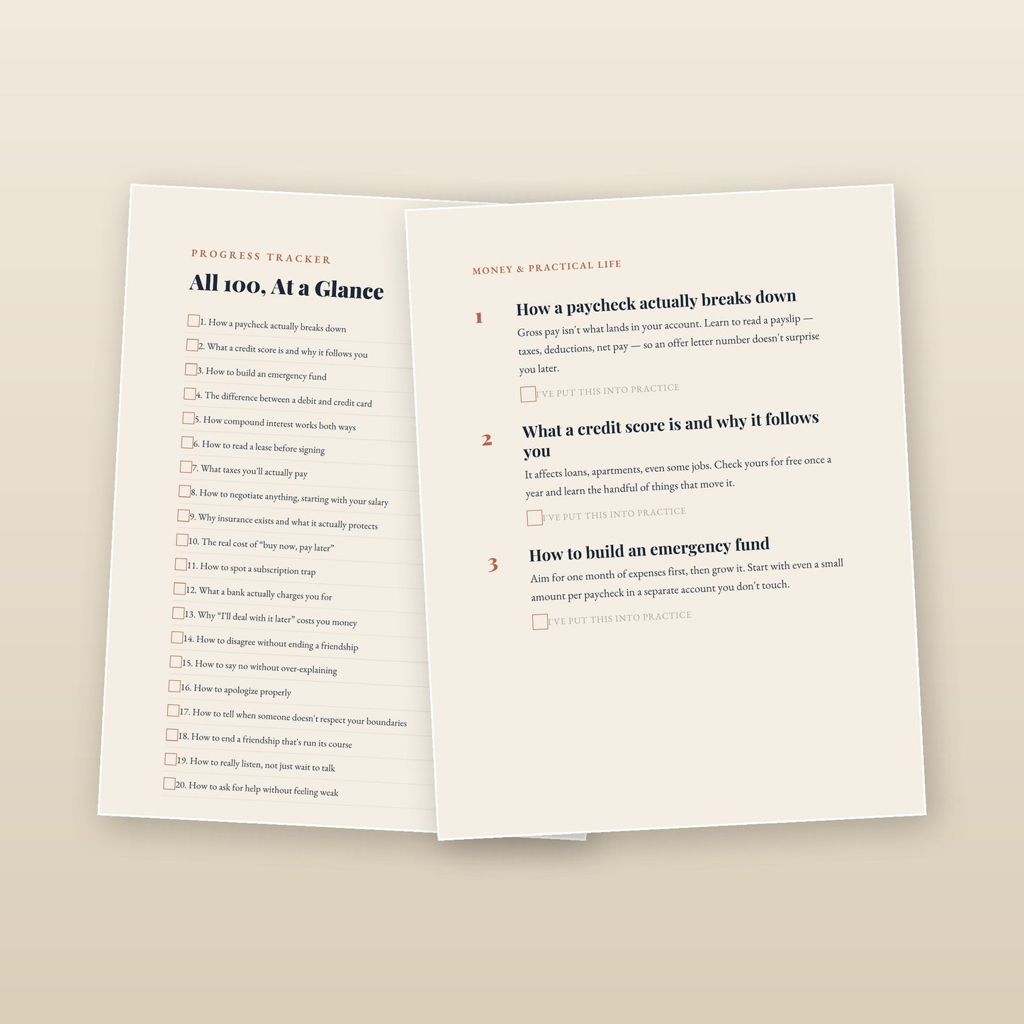 100 Things No One Taught You Before You Turned 18 — A Life Skills Handbook (Digital Download)