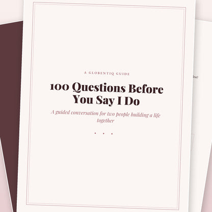 100 Questions Before You Say I Do — A Guided Conversation for Couples (Digital Download)