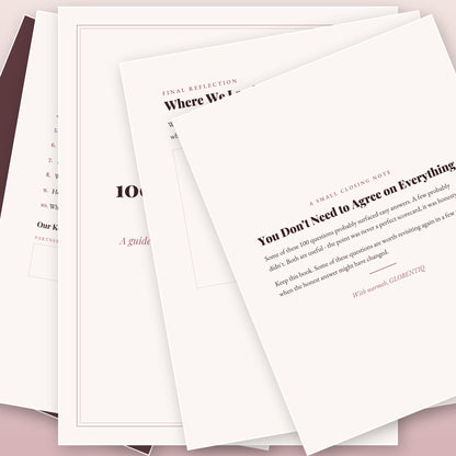 100 Questions Before You Say I Do — A Guided Conversation for Couples (Digital Download)