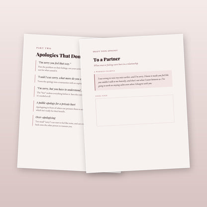 The Apology That Actually Works — A Guide to Saying Sorry That Repairs Something (Digital Download)