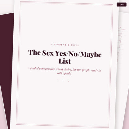 The Sex Yes/No/Maybe List - A Guided Conversation for Couples (18+)